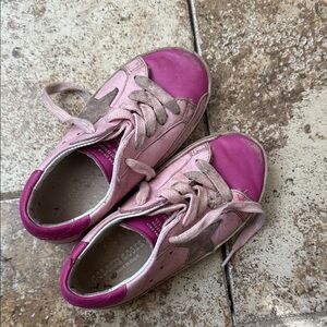 Golden Goose Pink and Fuchsia Kids Sneakers